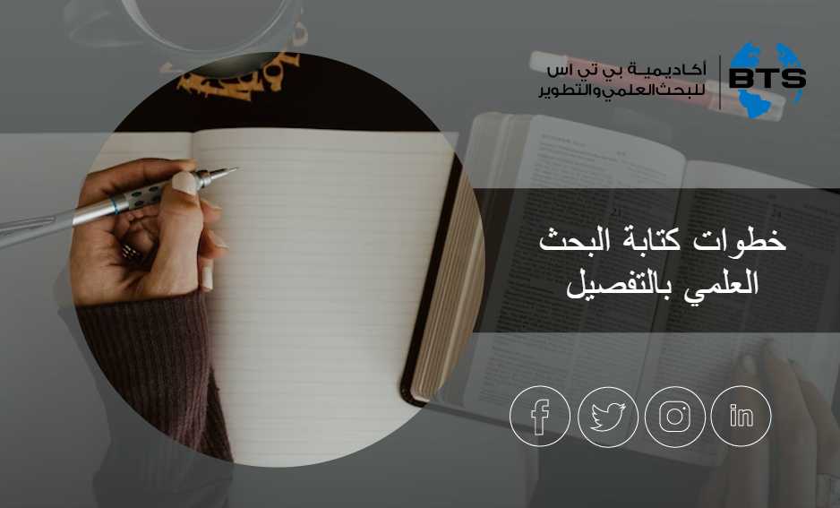 خطوات كتابة البحث العلمي بالتفصيل
